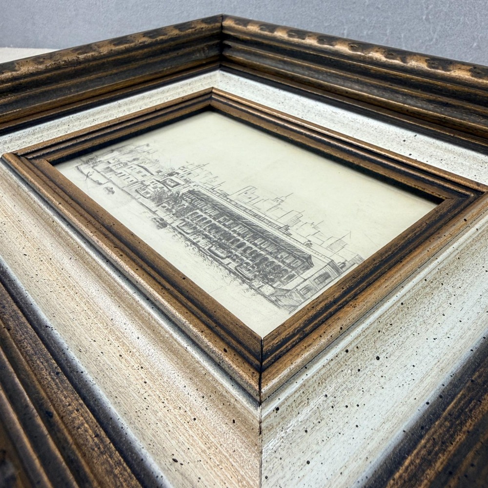 Pair of John Nichols Signed Etchings Dockyard Terrace & On Gareloch Maritime - Picture 14 of 16
